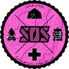 SOS logo pink