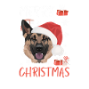 Berger allemand Joyeux Noël
