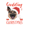 German Shepherd Merry Christmas