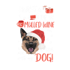 German Shepherd Mulled Wine Christmas