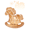 Gingerbread Cheval gingerbread-cheval Noël
