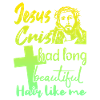 Long Hair Christian Christian Design