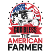 Farming Farmer Us American Flag