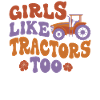 Agriculteur Fille Tracteur