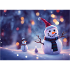Happy Christmas Snowman