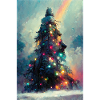 Vibrant Christmas Tree