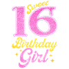 16th birthday girl