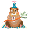 Carrot hamster