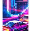 Vaporwave Aesthetic Synthwave City