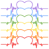 HEARTBEAT LGBTQIA+ FREEDOM PRIDE