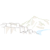 Giant's Causeway | Northern Ireland Lineart