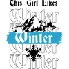 Mädchen mag gemütliche Wintersaison
