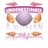 Muschelsammeldesign für einen Muscheljäger