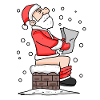 Noël Cheminée drôle Noël