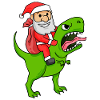 Santa Claus Dinosaurs