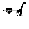 Giraffe Herzschlag