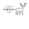 Deer heartbeat