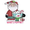 What's Poppin Santa