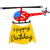 Hélicoptère Joyeux anniversaire 5