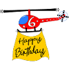 Helicopter Happy Birthday 6