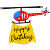 Helicopter Happy Birthday 10