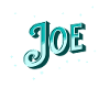 Joe name personalized