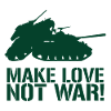 MAKE LOVE NOT WAR TANK