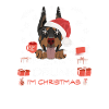 Dobermann Weihnachtsmarkt