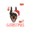 Doberman Merry Christmas
