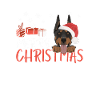 Doberman Merry Christmas