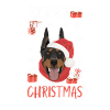 Doberman Merry Christmas