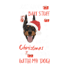 Doberman Merry Christmas