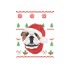 Bouledogue anglais Joyeux Noël