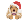 Deutsch Cocker Spaniel Merry Christmas