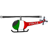 Helicopter Italy Flag Children