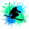 Splash de ski
