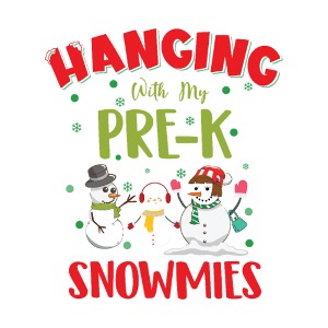 Funny snowmies design