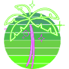 Neonpalme