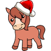 Pferd Weihnachten Comic