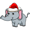 Elefant Weihnachten Comic