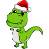 Dinosaur T-Rex Christmas