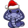 Snake Cobra Comic Christmas
