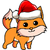 Fuchs Comic Weihnachten