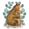 Mom-Mommy Mama-Mami Saying with Mama-Bear