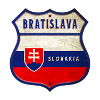 Bratislava Slowakei Wappen Flaggen Design