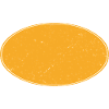 Oval background dirty golden-yellow