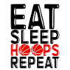 Eat Sleep Hoops Repeat 4