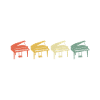 Pianiste Pianiste Piano Musicien drôle