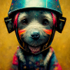 Bunter Hund