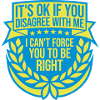 you disagree with me